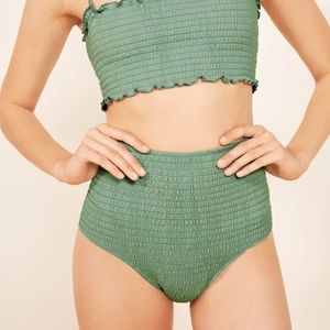 Reformation Bikini Bottom in Jade